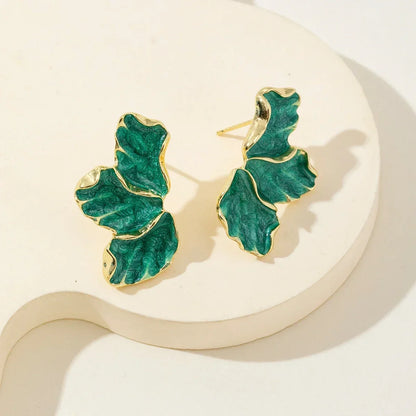 עגילי חצי פרח